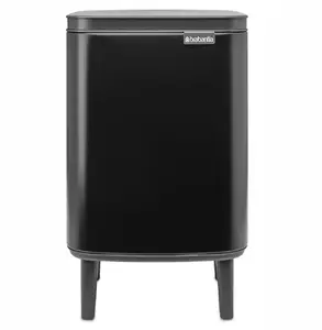 Trash bin BRABANTIA BO 7L Matte Black model 22 71 41, 7‑liter capacity, pedal