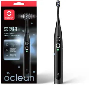 Electric toothbrush OCLEAN X Kids — black, rechargeable, smart timer