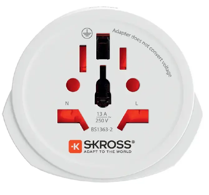 Travel adapter SKROSS Model 1.500211C-E Photo 5