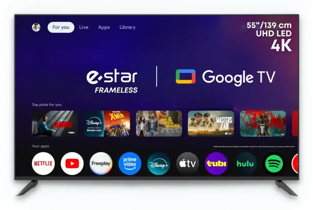 ESTAR 55A1T2 55 collas 4K Ultra