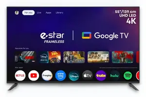 Телевизор eSTAR 55A1T2 55 Дюймов 4K Ultra HD Smart LED Wi-Fi Черный