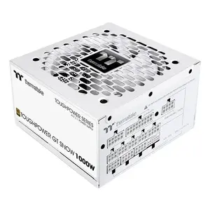 Блок питания THERMALTAKE Toughpower GT Snow 1000W ATX 24-pin, 80 PLUS Gold, белый, вентилятор 120 мм
