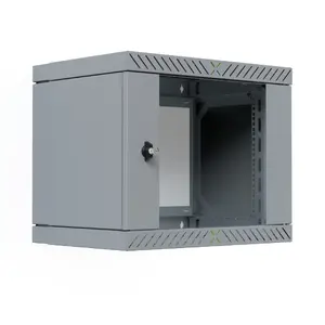 Настенный 19" шкаф-стойка EFB Elektronik WGX-0906GR.G1 9U, 600×600 мм, IP20, с ключевым замком, серый
