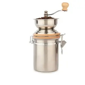 Manual Coffee Grinder La Cafetiere GB40LCGRINDSS — stainless steel, adjustable grind, 15×9.5×25 cm