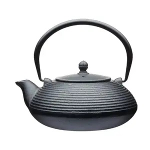 Cast iron teapot La Cafetiere GB40LCTEACAST02 900 ml, black