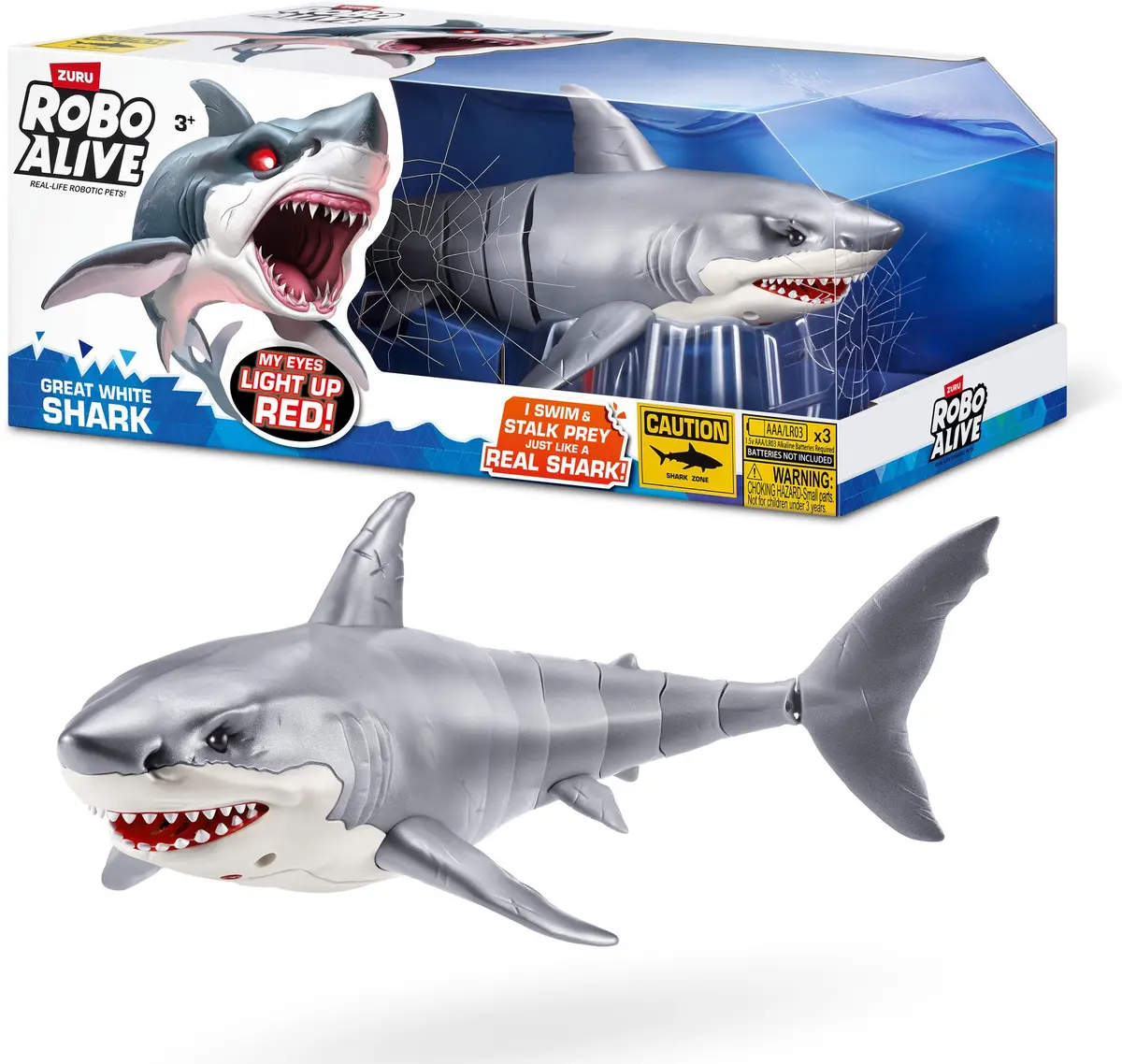 Robo Alive Great White Shark Series 1 Zuru Photo 12
