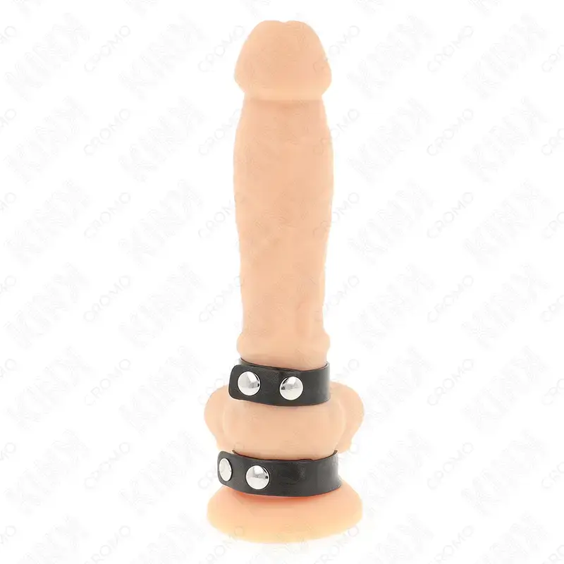 Регулируемое двойное кожаное кольцо KINK RING POWER D-241282 Photo 5