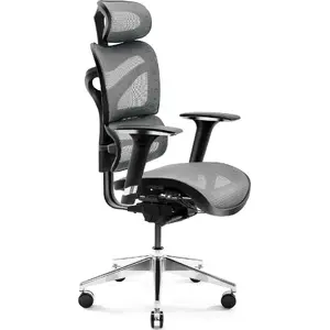 Office chair Diablo Chairs V-Commander — black and gray ergonomic task chair