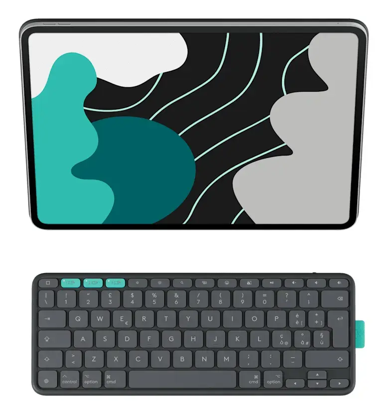 Logitech Flip Folio tastatūra Apple iPad 13 collām Photo 5