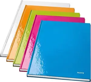 Notebook LEITZ Leitz WOW A5 Hard Cover 148 x 210 mm — ruled pages, hardcover