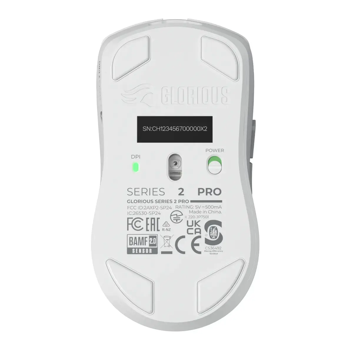 Glorious Series 2 PRO Wireless Gaming Mouse - White Photo 2