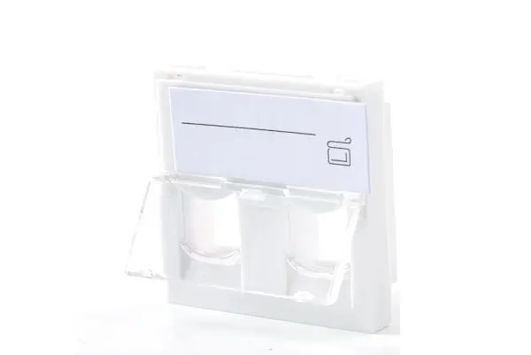 Lanview LKS830 Eiro kontaktligzda 45x45 2-portu Photo 2