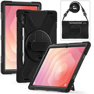eSTUFF Galaxy Tab S10 FE+ CHICAGO Защитный чехол для планшета черный поликарбонат Samsung