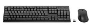 Wireless RF Keyboard and Mouse Set Belkin BBZ010DE — Full-size (100%), German layout, Black