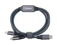 USB-C kabelis PREMIUMCORD ku31pow02 100W 1 m Photo 2