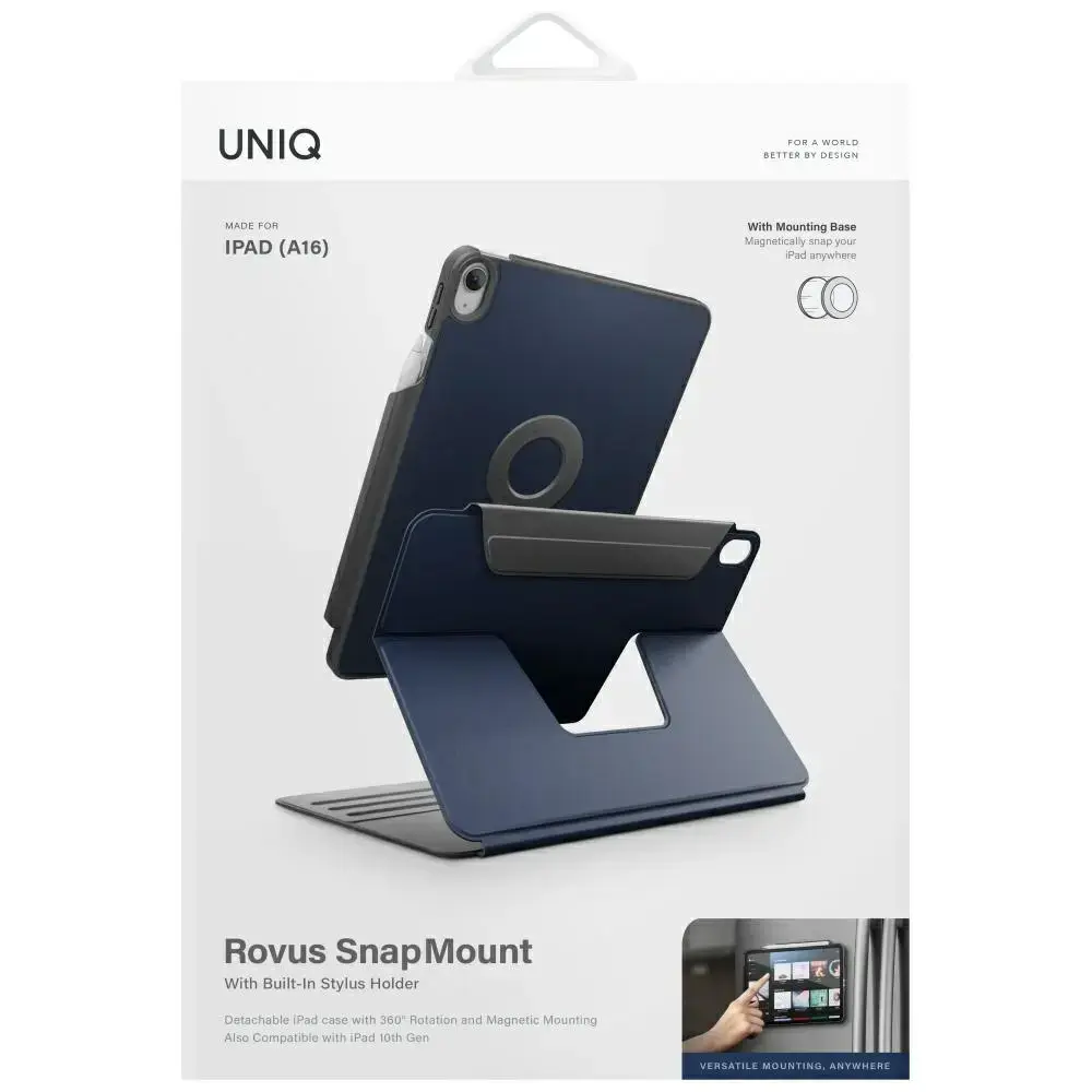 Uniq Rovus Snapmount магнитный чехол 360° для iPad 11" A16 Photo 7