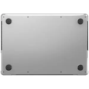 Protective hard shell case for MacBook Pro 14" by Uniq, Vero series, transparent, compatible with M1–M4 2021–2024