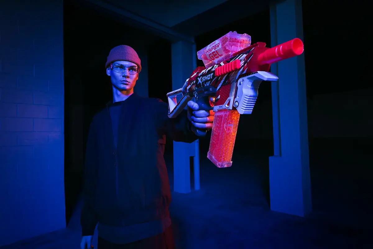 Rotaļu blasteris Zuru X-Shot Blaster Trace Fire 70FPS komplektā 1500 bumbiņas 36621 Photo 5