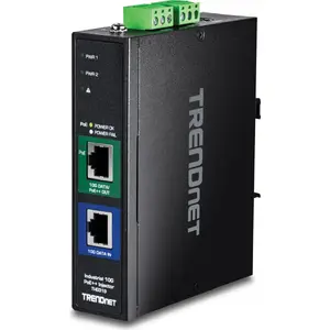 PoE Injector TRENDnet TI-IG319 Industrial 10G — Single-Port 802.3bt Outdoor Power Injector
