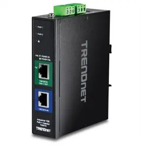 PoE-инжектор TRENDnet TI-IG319 Industrial 10G — однопортовый 802.3bt для уличной установки