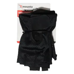 Велоперчатки MOUNTA 9128107, размер M, чёрные