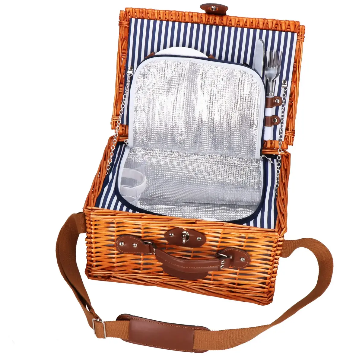 Thermal picnic basket Springos CS0134 37x27x20 cm Photo 2