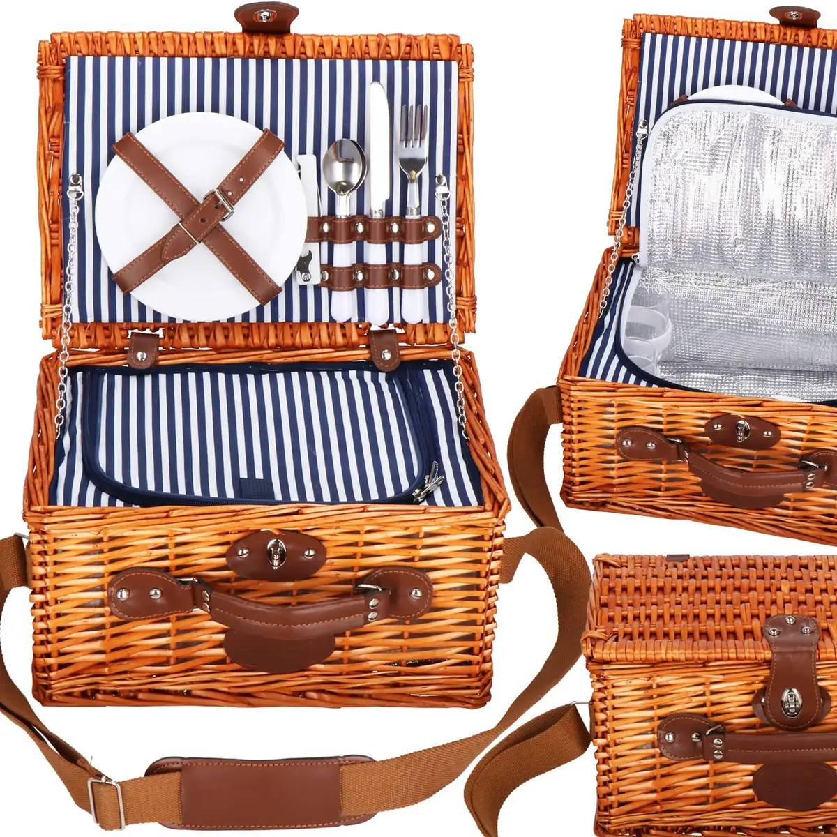 Thermal picnic basket Springos CS0134 37x27x20 cm Photo 3