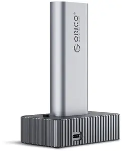 Ārējais M.2 NVMe/SATA SSD korpuss ORICO IT18C3, USB 3.1, pelēks