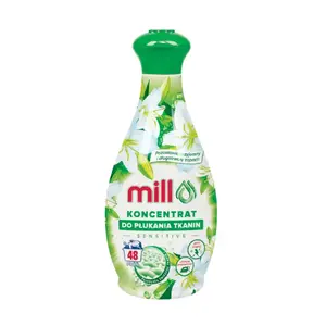 Fabric softener MADONIS MILL Konc. Sensitive 1.3L — concentrated, 48 rinses, universal rinse aid