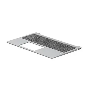 Laptop top cover assembly HP N40883-DH1 with keyboard and fingerprint reader