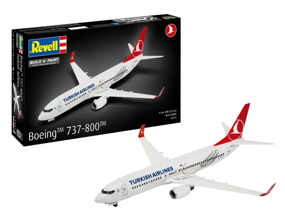 Plastmasas lidmašīnas modelis REVELL Boeing 737-800