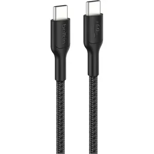 Игровой кабель USB-C Belkin ENA008HQ2MBK 2 м оплётка для Nintendo Switch, прочная передача данных и зарядка