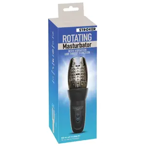Вращающийся мастурбатор Stroker 54045250000 с вибрацией и толчковым механизмом, перезаряжаемый, TPE-чашка (25,2 см, 8,9 см вставка, Ø 3,8 см)