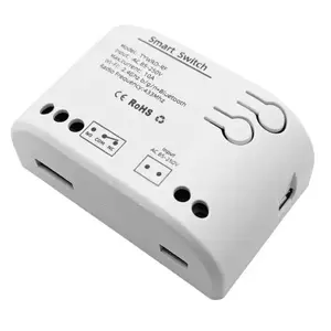 Viedais slēdzis TUYA HS084011 — 1 kanāls, Wi‑Fi, 10 A, AC 85–250 V