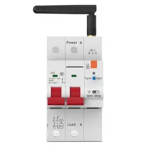 Automāts TUYA HS084059 1P+N 63A — viedais vienpolu ar nulli, 63A