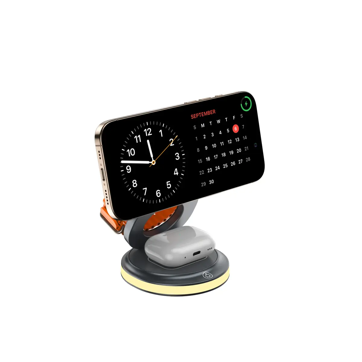 Quik QW-700 Беспроводное зарядное 3‑в‑1 Photo 7
