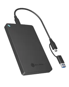 Корпус для SSD ICY BOX IB-201T-CU31 2.5", SATA - USB Type-C, черный