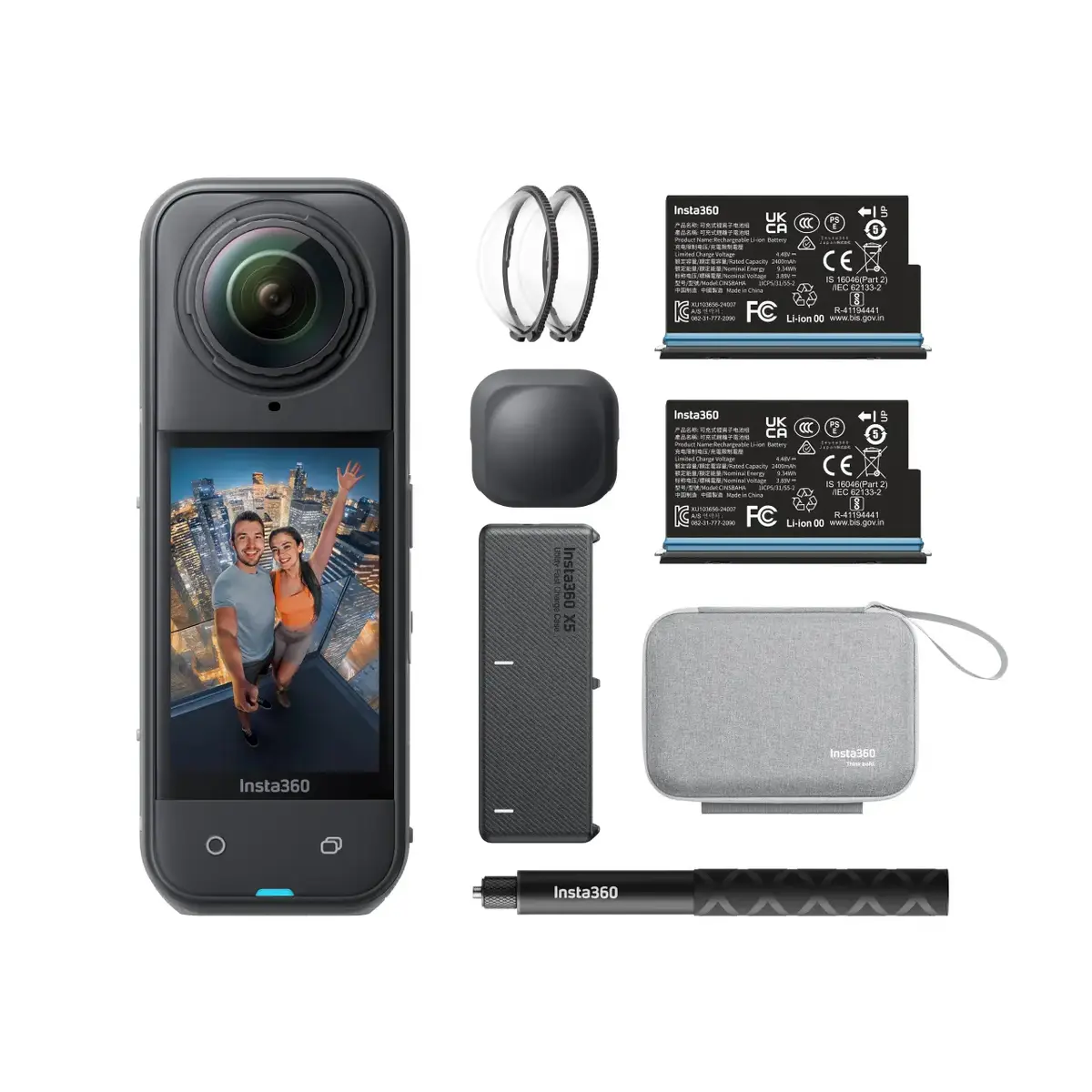 Insta360 X5 Bundle darbības sporta kamera Photo 5