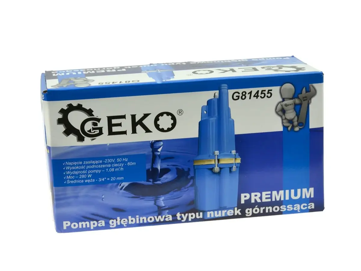 GEKO G81455 deep well pump 280W 60m Photo 5