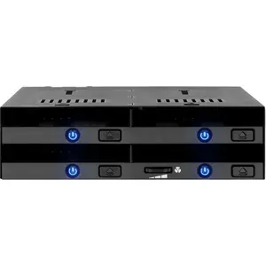 ремувируемая корзина icy dock MB014SP-B R1 черная — для 1x 3,5" SATA накопителя, горячая замена