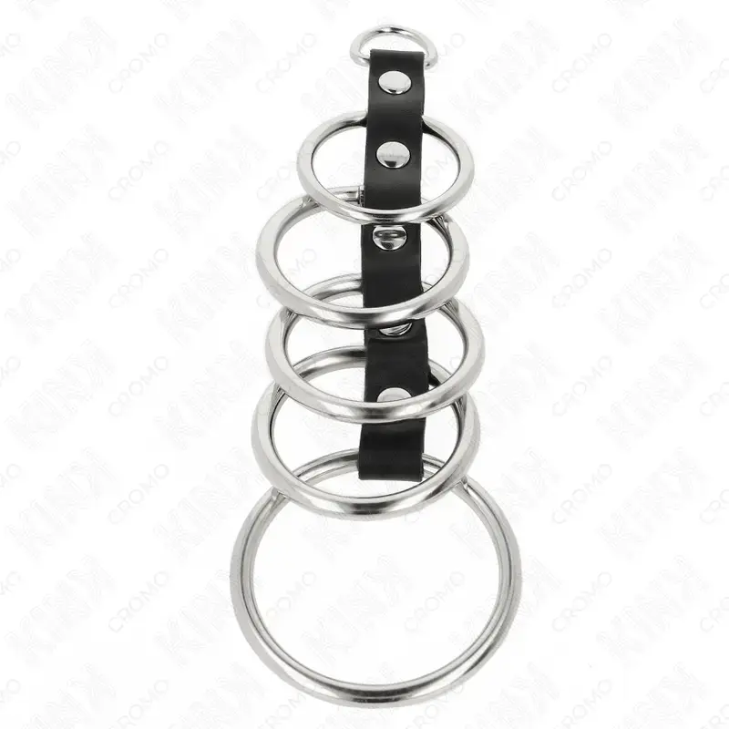 Penis Extension KINK - 5 Metal Rings Photo 3