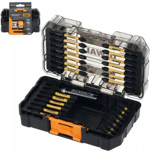DeWalt 10-piece screwdriver bit set DT70902T-QZ — durable steel bits, assorted types and sizes, magnetic bit holder included