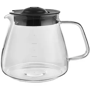 Glass carafe for Melitta AromaFresh II coffee maker — black replacement carafe