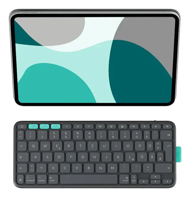 Logitech Flip Folio QWERTZ klaviatūras vāks priekš iPad 11" Photo 4
