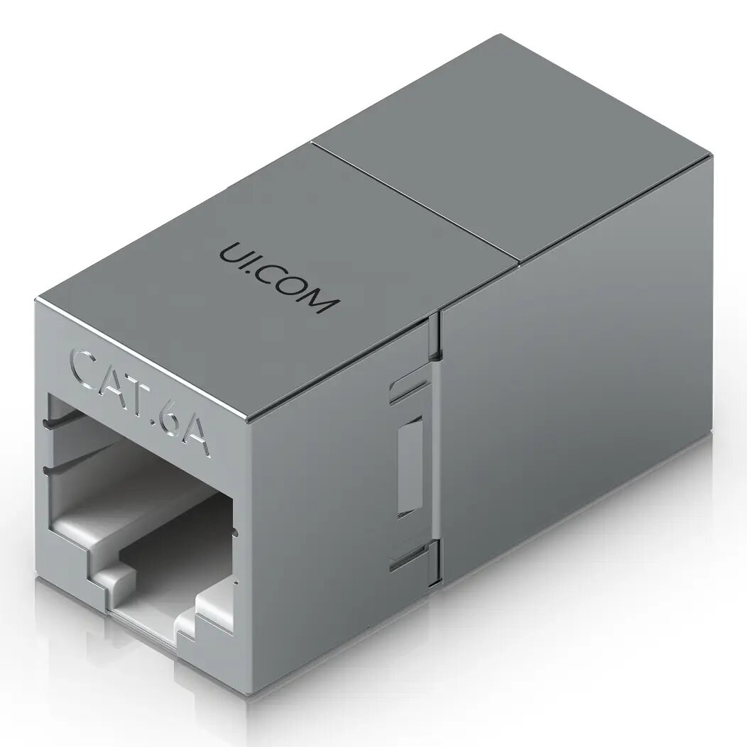 Ubiquiti UACC-RJ45-Coupler-C6A RJ-45 Plakana nerūsējošā tērauda