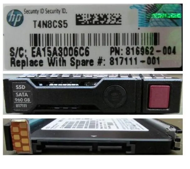 SSD diskdziņš Hewlett Packard Enterprise 960