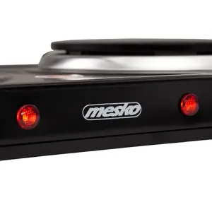 Hot plate MESKO MS6509, 2 cooking zones, mechanical control