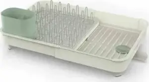 Dish drainer Joseph Joseph Extend Stone Green expandable design, compact drying rack