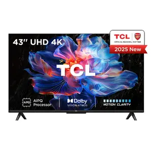 Телевизор TCL V6C 43" 4K Ultra HD DLED, Direct‑LED, Google TV, HDR10+, 3840×2160, 60 Гц, 20 Вт