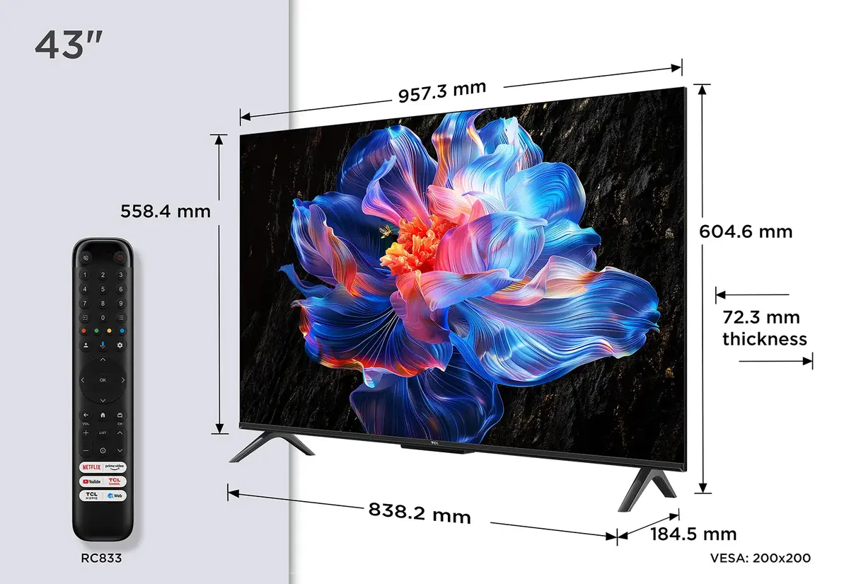 TCL V6C 43" 4K Ultra HD телевизор Photo 2